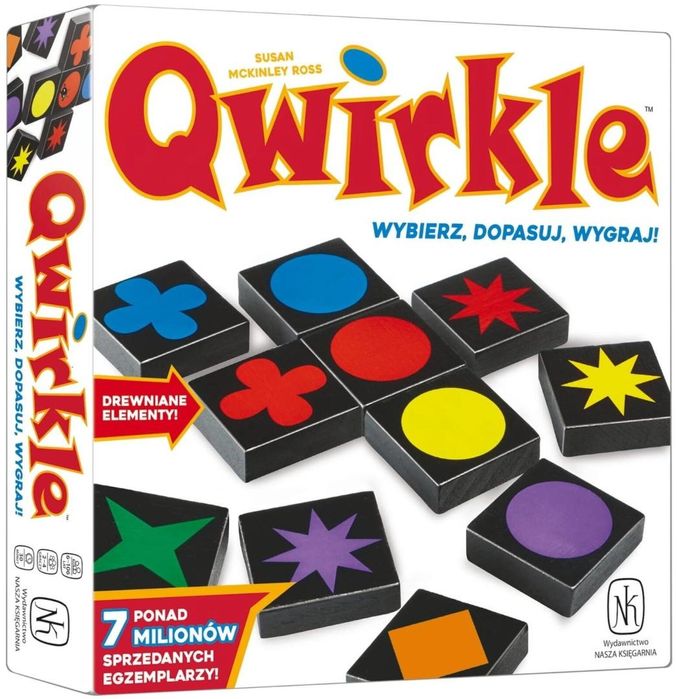 Qwirkle Nasza Księgarnia pudełko,245x53 mm