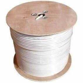 Cabo coaxial RG6 branco 305 Metros