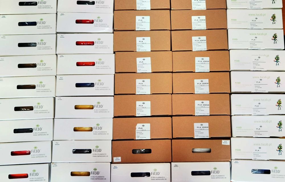 Bobines de Filamento TUCAB Imensas Cores e Quantidades