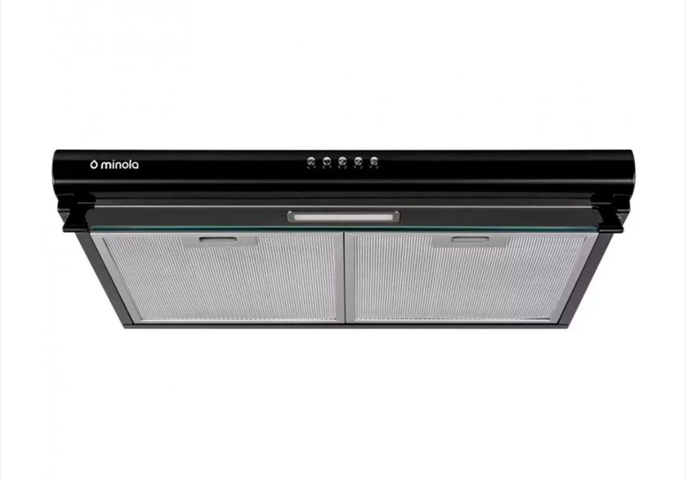 Кухонні плоскі витяжки Minola. Ширина 50 і 60 см. Різні кольори.