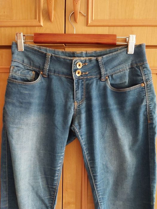 Elastyczne, bawełniane spodnie damskie M