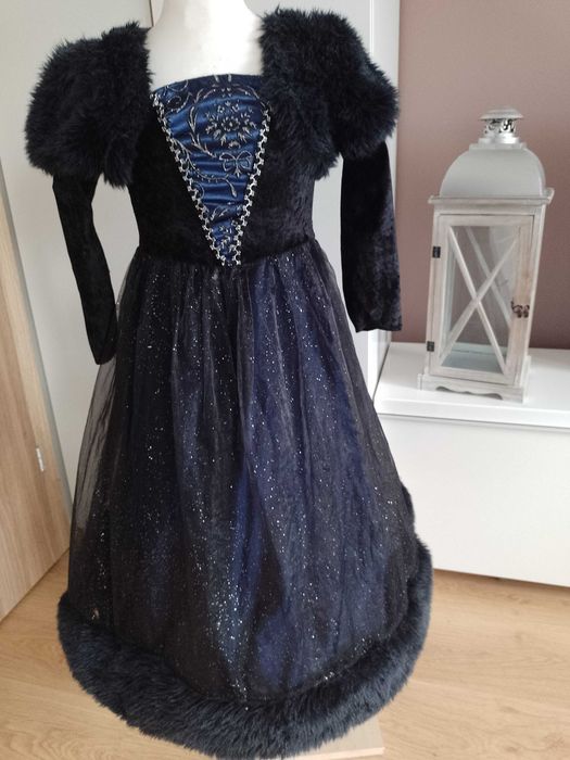 NOWY strój karnawałowy DAMA DWORU DWORKA wróżka celtycka 110/116 19