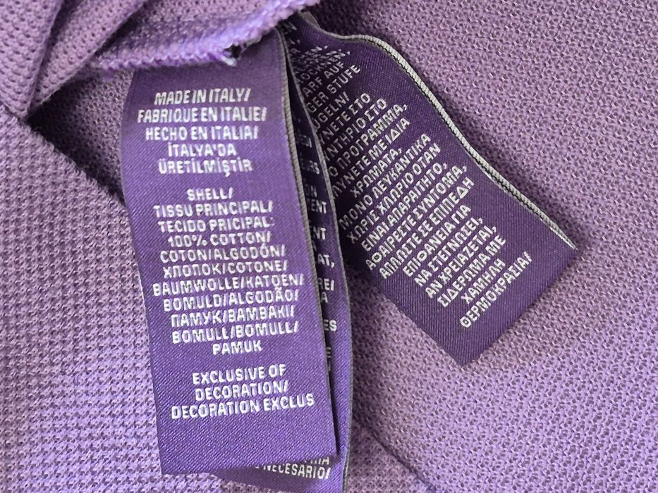 Ralph lauren purple label поло
