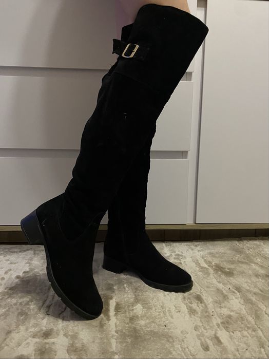 Ботфорти зимові шкіряні