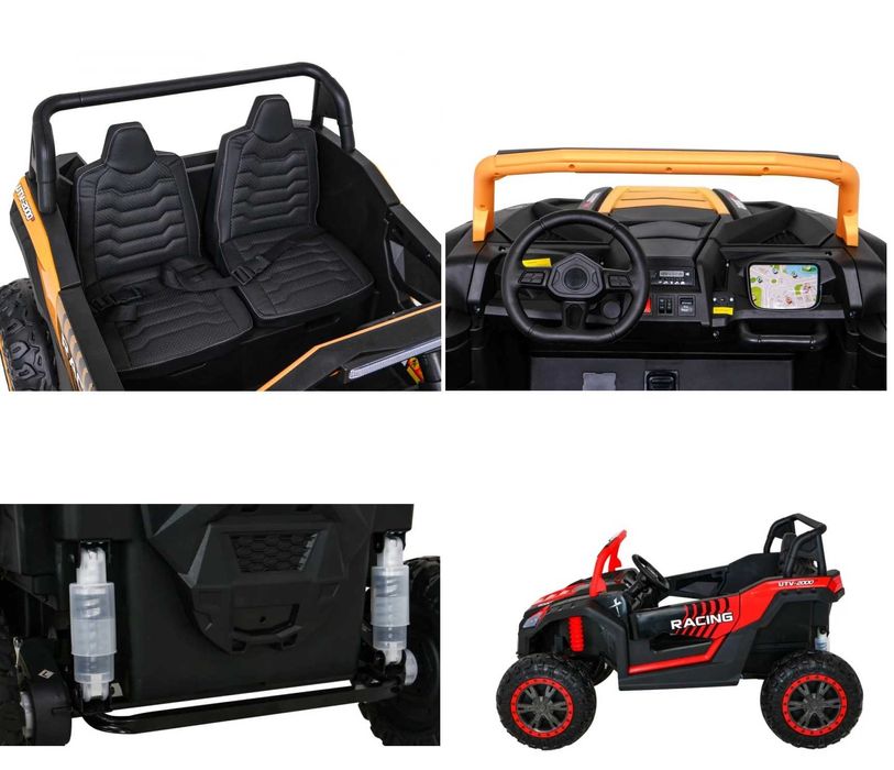 Buggy A032 2os. 4x200W 24V Pojazd samochód Auto na akumulator Autko