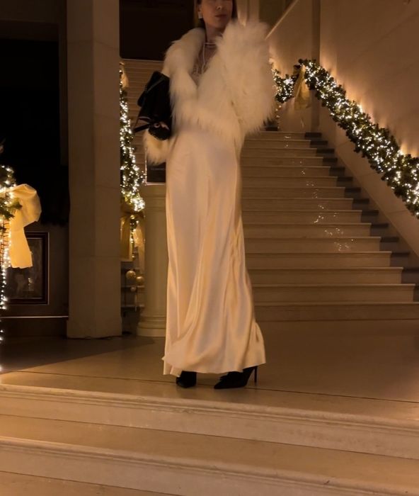 Шуба Zara искусственный мех