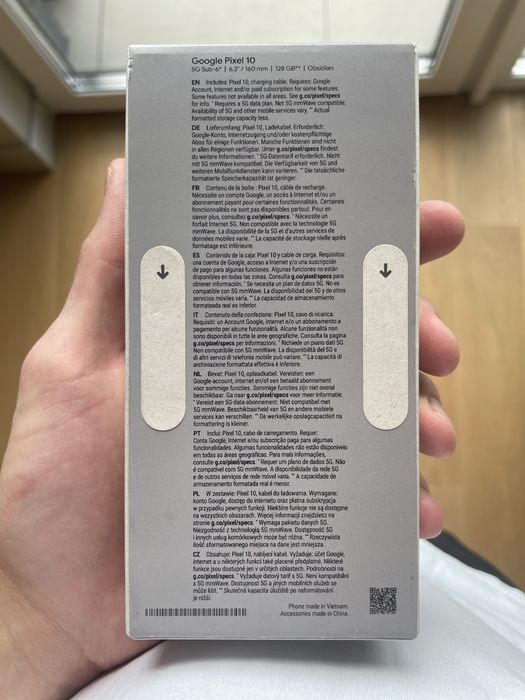 Google Pixel 10 | 128GB Obsydian