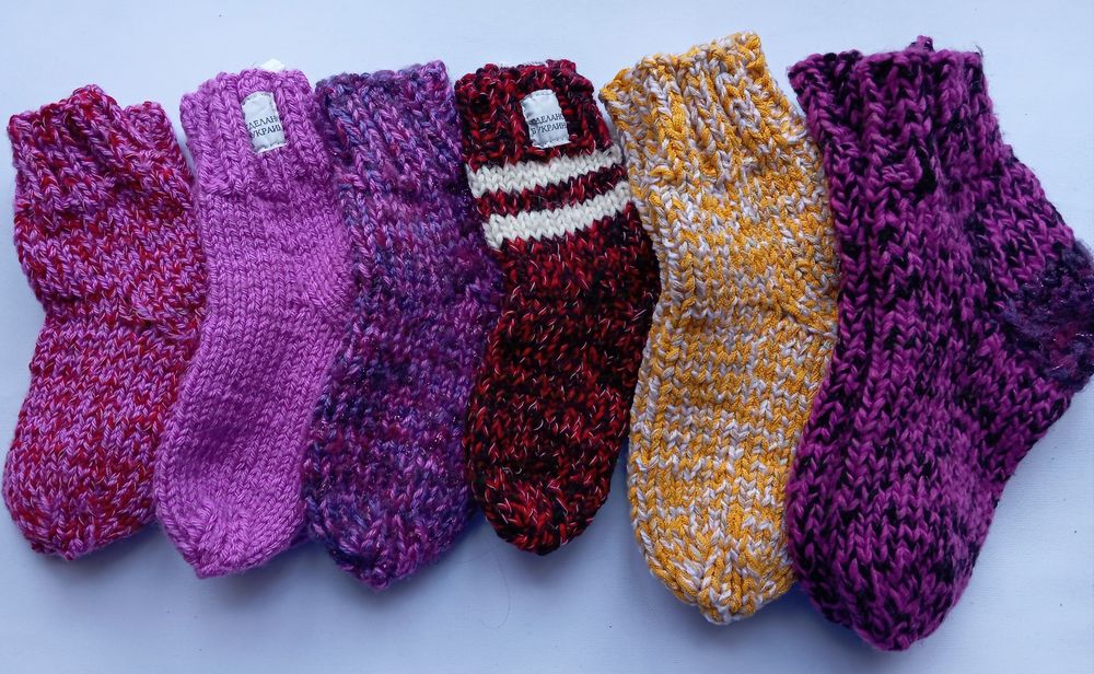 Вязаные носки,  теплые носки, зимние носки