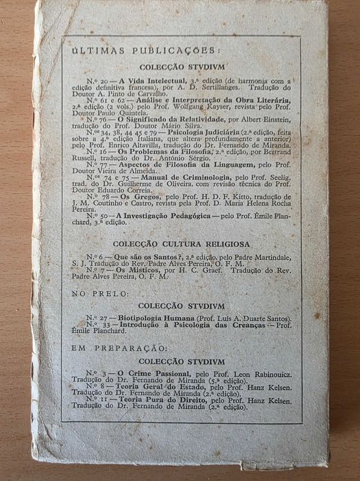 Livro "Teoria do Conhecimento" de António Correia