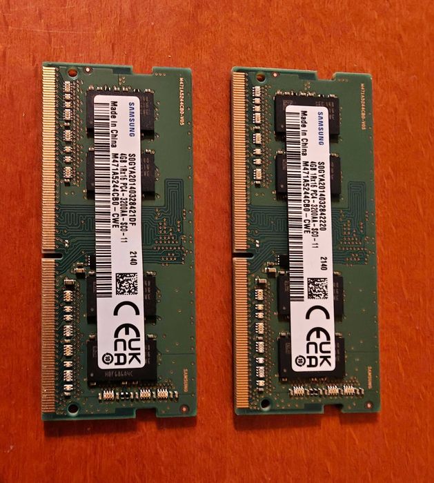 Samsung RAM DDR4 8GB SODIMM 3200 Mhz (4gb x2)