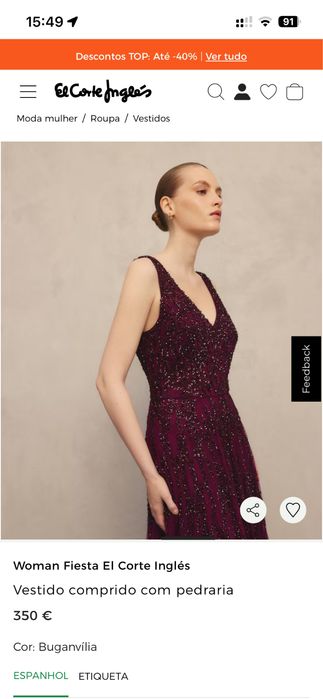 Vestido de cerimonia