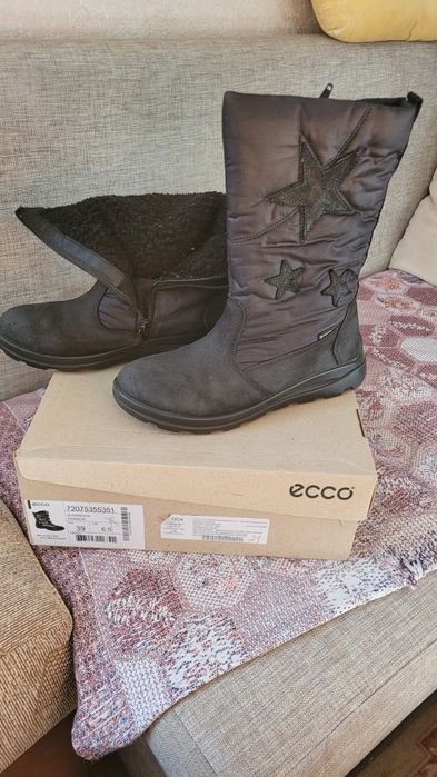Зимові чоботи ecco gore-tex 37 розміру на дівчинку