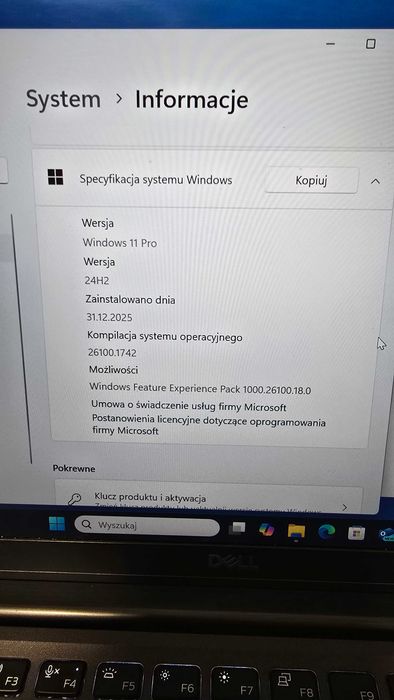Dell Latitude 7400 ,i5-8365U ,DDR4 16 GB , 256 SSD, 14 cali WIN 11 PRO