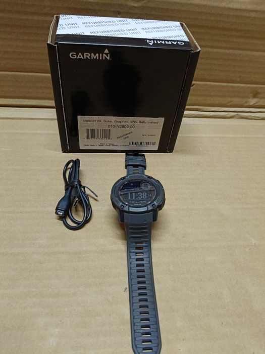 Zegarek sportowy Garmin Instinct 2x Solar szary