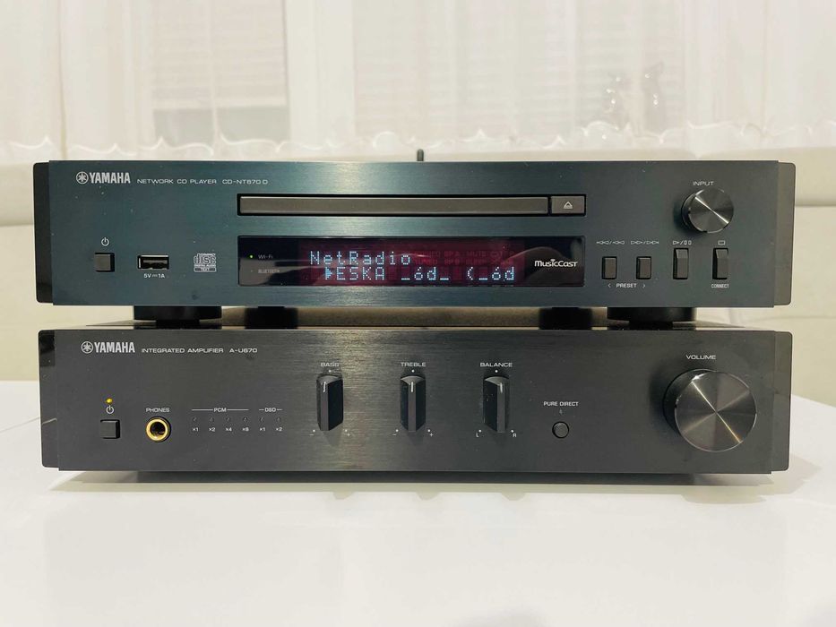 Kolekcjonerska Wieża Yamaha Grand PianoCraft MusicCast MCR-N870 D 670