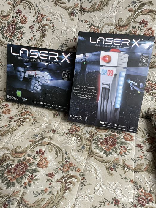 Pistolet Laser X wraz z wieżą Tower