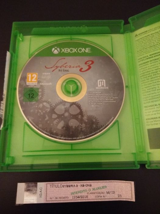 Xbox One - Siberia 3 with IGAC Seal64309610171521121