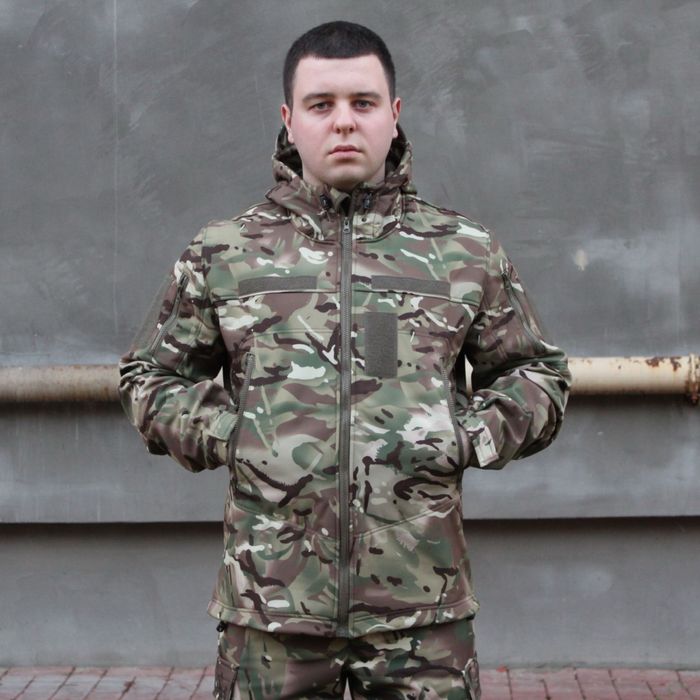 Куртка мультикам софт шелл тактична куртка мультимкам soft shell