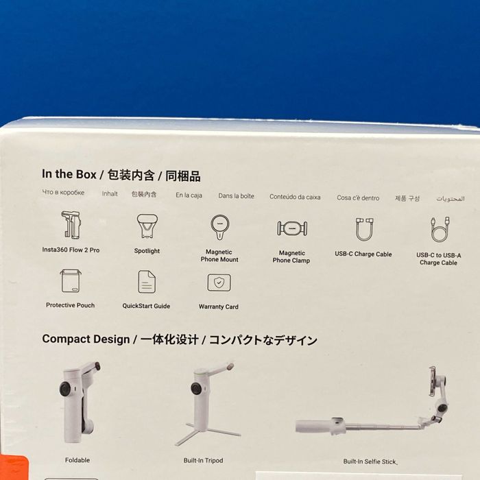 Insta360 Flow 2 Pro Creator Kit (White) - SELADO - 3 ANOS DE GARANTIA