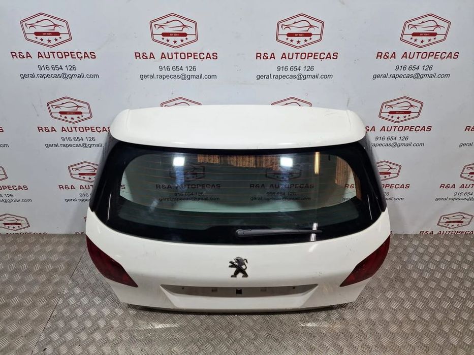 Tampa da Mala Peugeot 308 2015 carro 5 portas