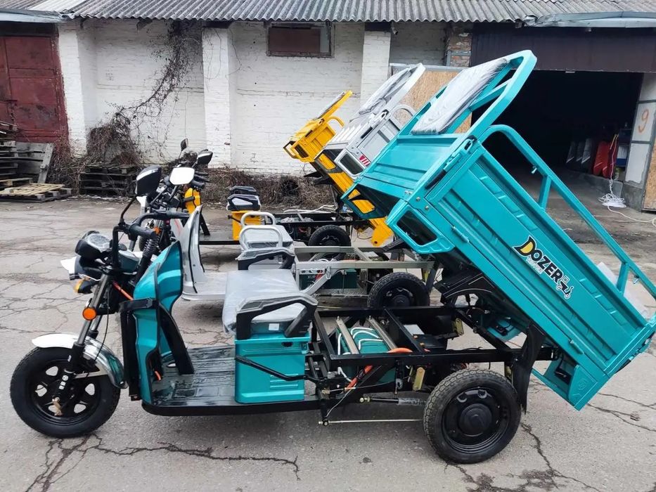 Розстрочка ‼️Електричний вантажний трицикл Dozer‼️Електроцикл грузов