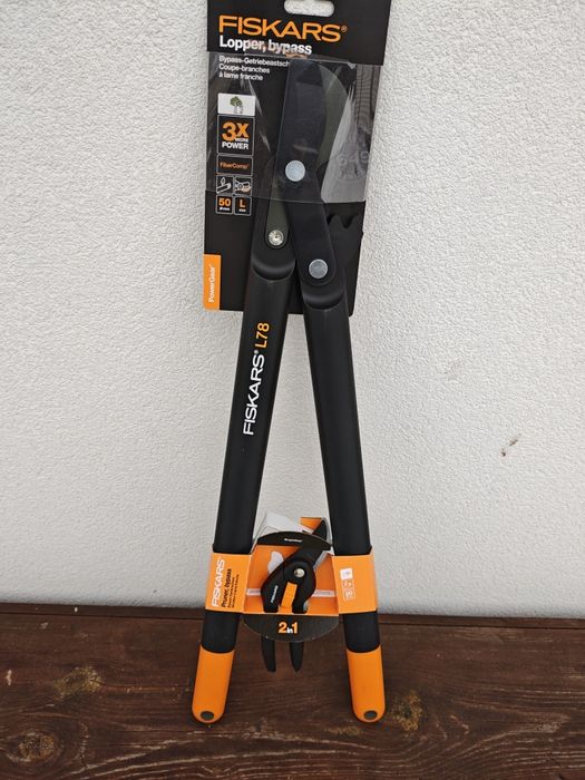 Fiskars zestaw nowych sekatorów L78 + P26