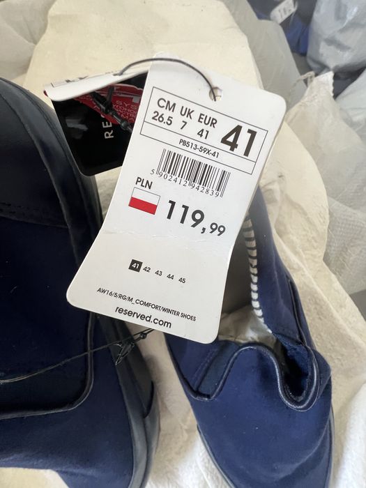 Trampki meskie Reserved 44 podiadam 42 i 41 po kilka sztuk