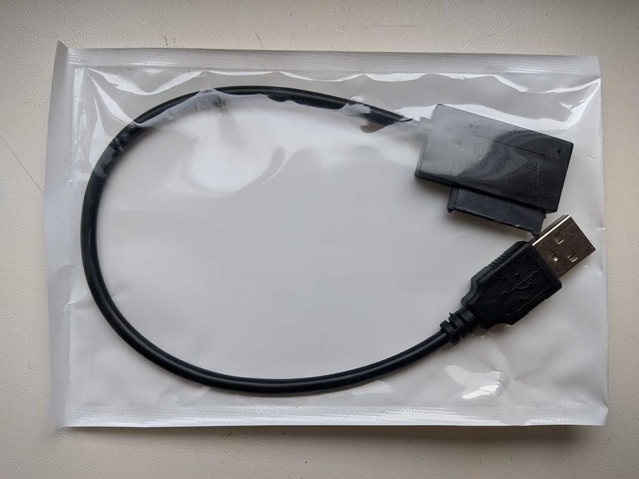 адаптер конвертер USB to Mini Sata для підключення CD/DVD ROM