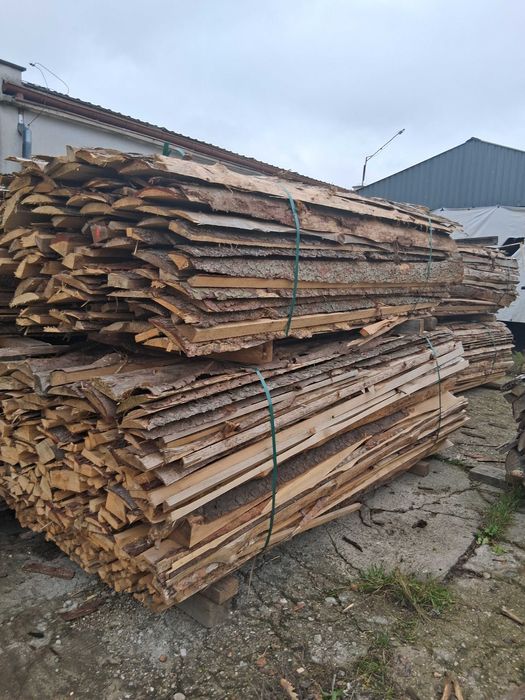 WIĄZKI drewna opałowego , worki ciętego