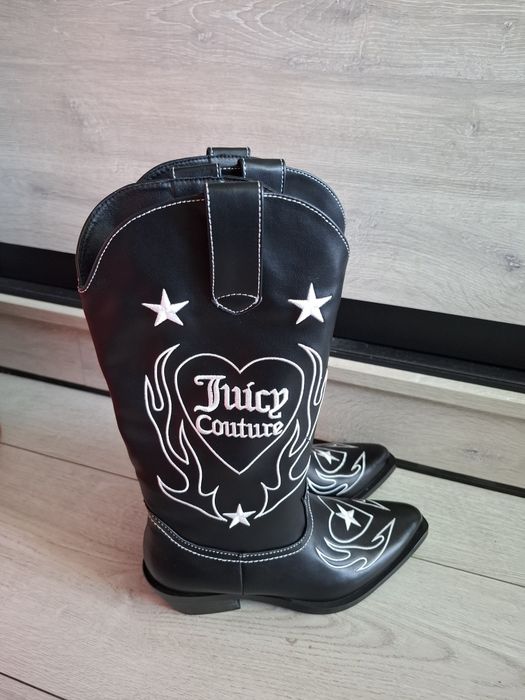 Nowe kowbojki od juicy couture 37 haftowane unikat