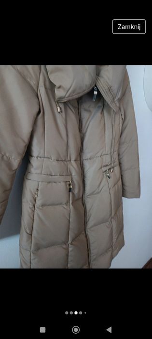 Kurtka zimowa damska puchowa