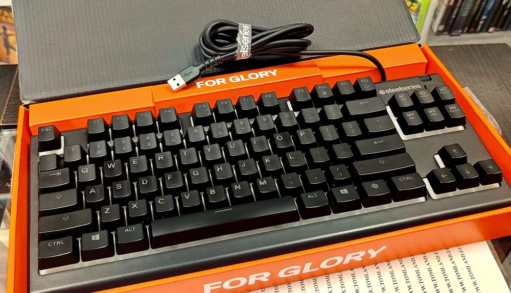 Cicha Klawiatura gamingowa do gier SteelSeries Apex 3 TKL Wrocław