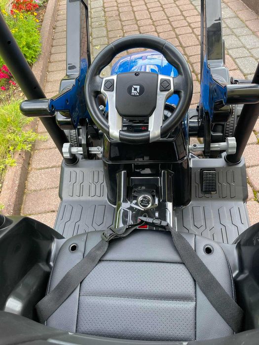 NOWA Koparka na akumulator DUŻY Traktor z przyczepą dla dzieci 400W