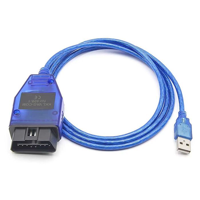 Діагностичний кабель VAG KKL 409.1 CH340T OBD2-USB з диском