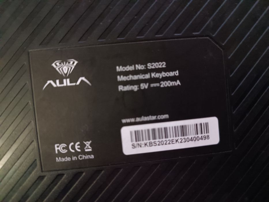 Клавіатура механічна, AULA S2022