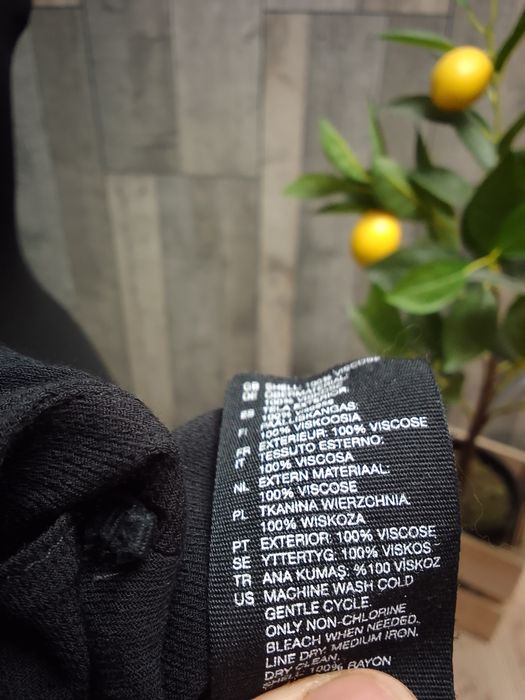 &Other Stories czarna bluzka szerokie rękawy M