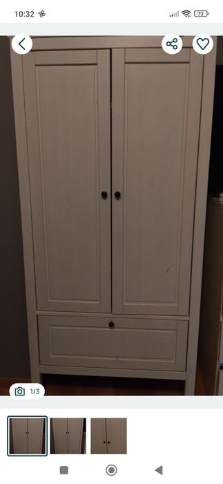 Komplet mebli białych