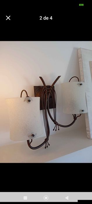 Aplique duplo rústico