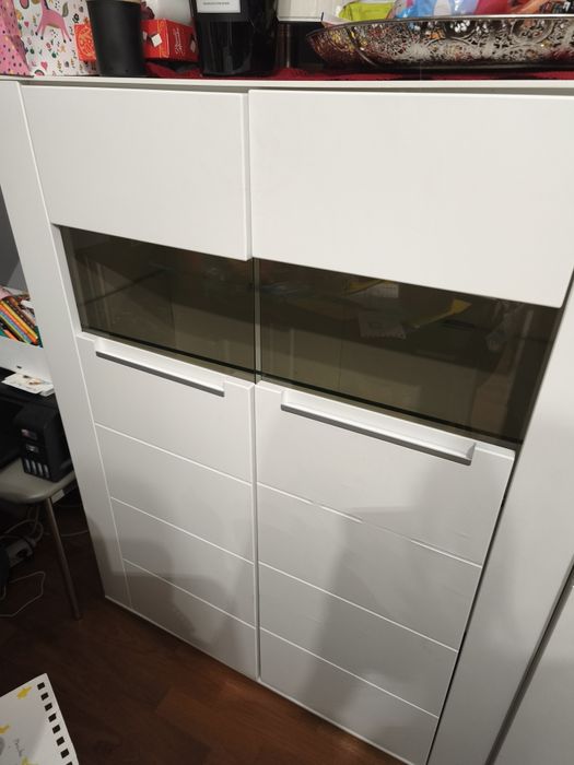 Komoda witryna irma biala