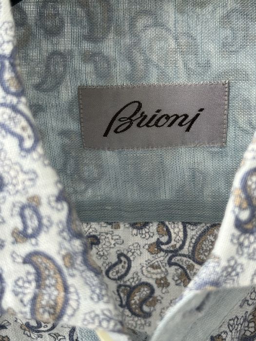 Льняная рубашка Brioni ОРИГИНАЛ