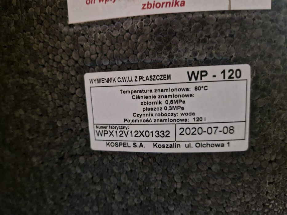 Bojler Kospel 120L