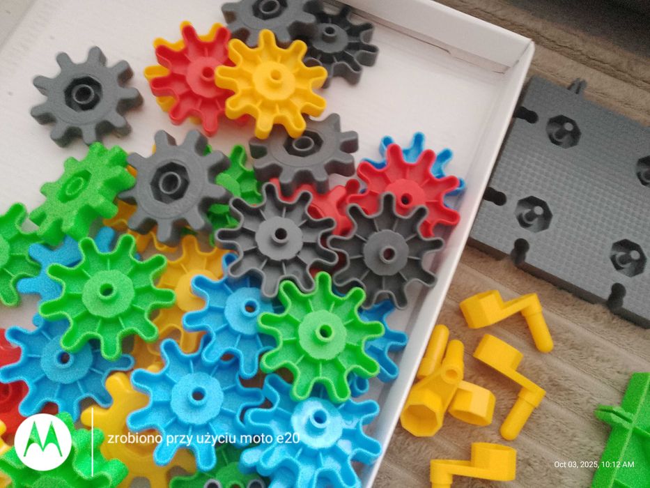 Klocki konstrukcyjne Korbo 117 elementów