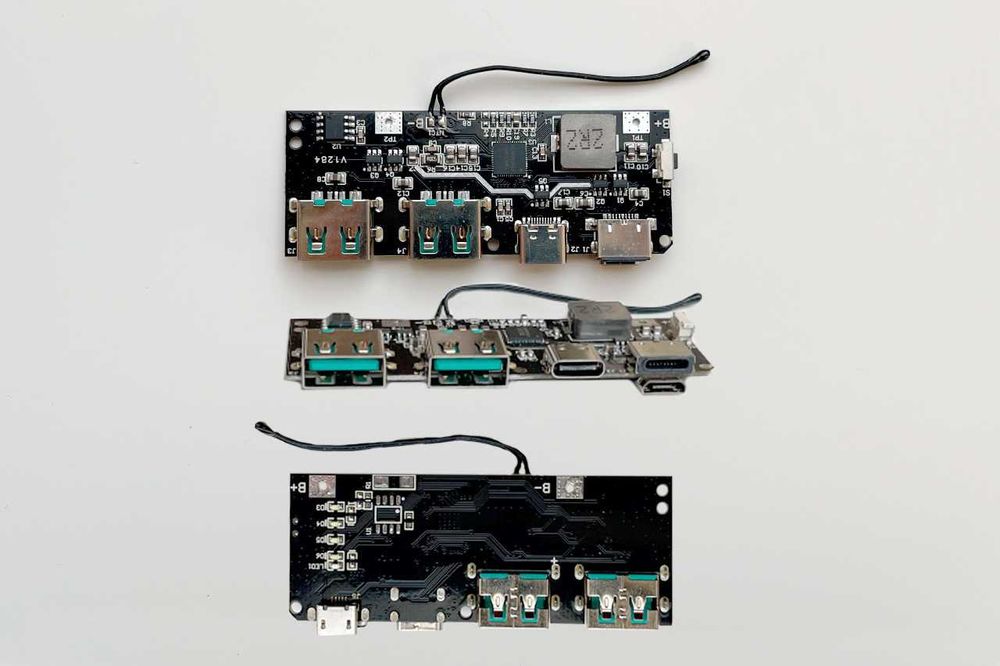 Плата повербанк 22.5w PowerBank QC3 QC4+ быстрая зарядка, чип SW6208