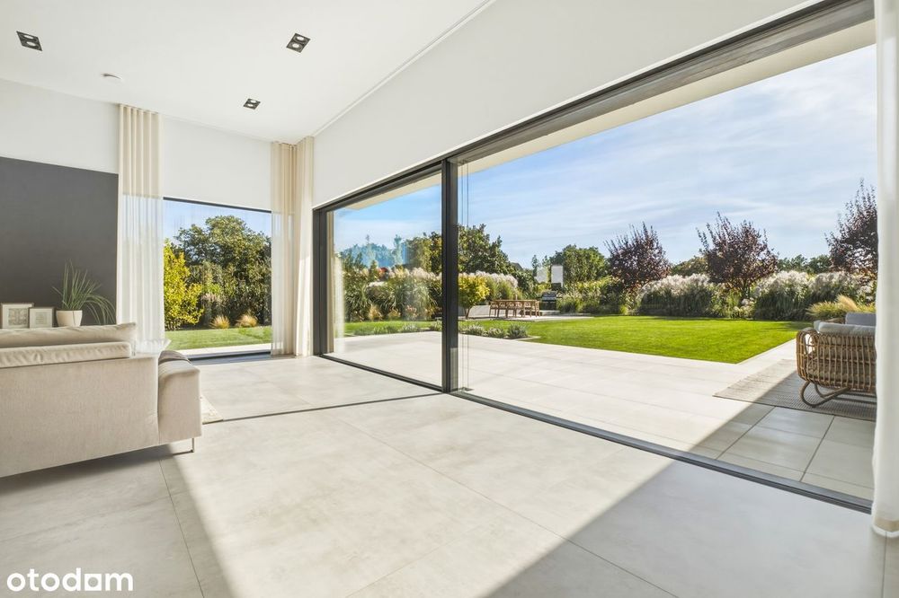 Nowoczesny dom parterowy 260 m² | działka 1200 m² | SMART | nowy