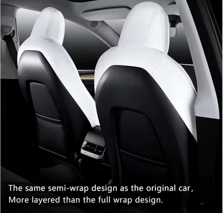 Capas Brancas Bancos Tesla Model 3 Highland 2024+
