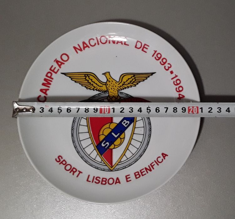 Prato SLB (Sport Lisboa e Benfica) Campeão Nacional 1993~1994