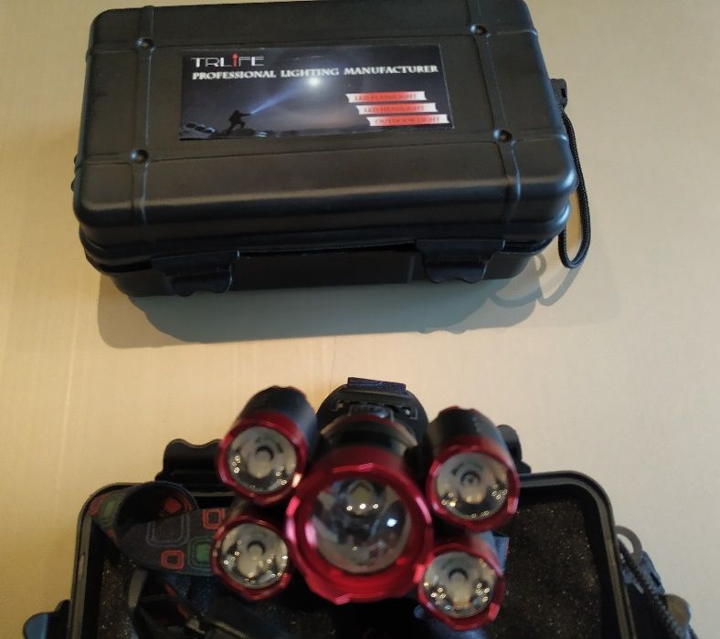 Lanterna Frontal / Cabeça 35.000LM 5 - Com Zoom