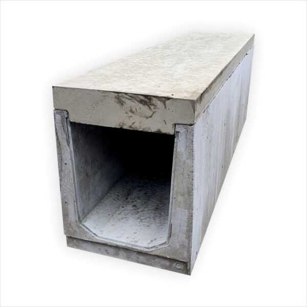 Лоток бетонний (дощоприймач, водовідвід) з решіткою
