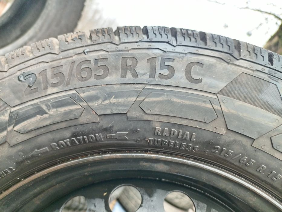 Диски з резиною  R15   215х65 зимові Форд транзит custom