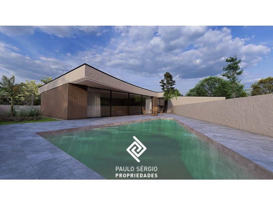 Moradia isolada térrea T4 de luxo com piscina no Centro de Santa Ma...